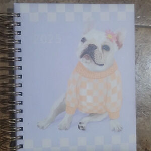 MOLLY & REX French bulldog frenchie monthly weekly daily planner book w stickers